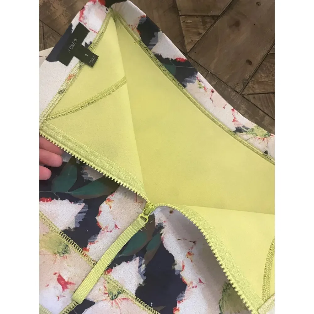 J.Crew Cove Floral Neoprene Surf Scuba size 2